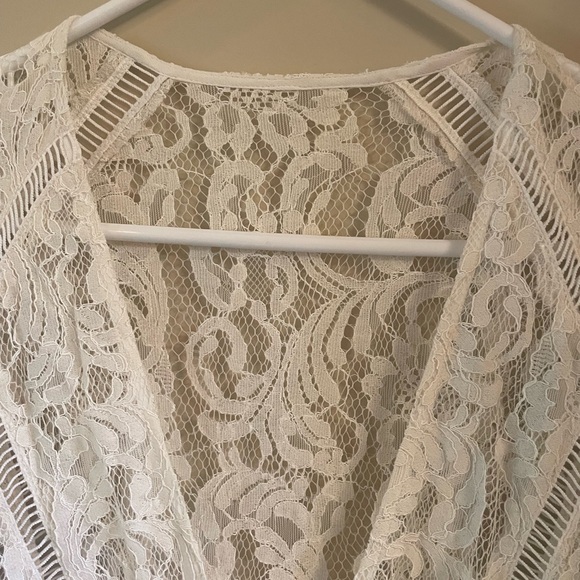 Free People Rhiannon Lace Kimono/Robe - Picture 5 of 6